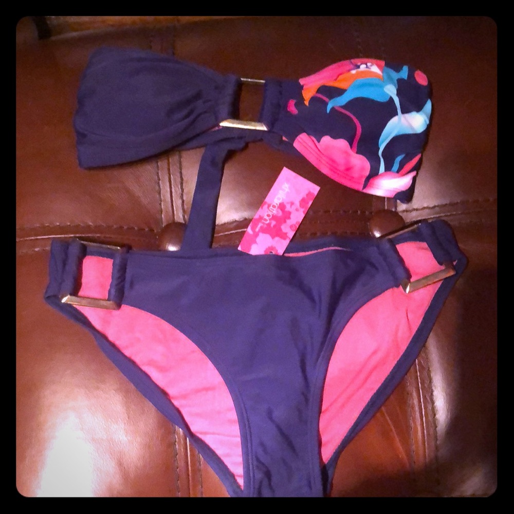 Two piece bathing suite